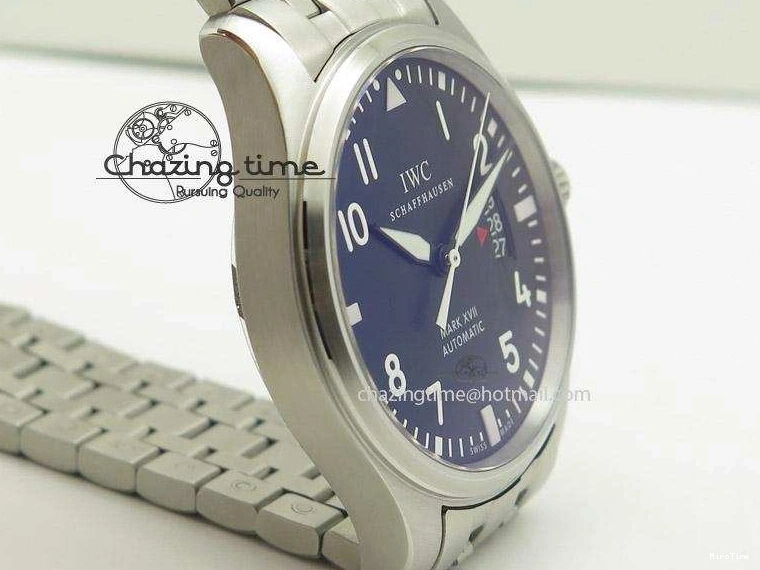 MIROTIME 0320 Mark XVII 1:1 MK Maker Best Edition SS Black Dial On SS Bracelet A OnTrend 7375